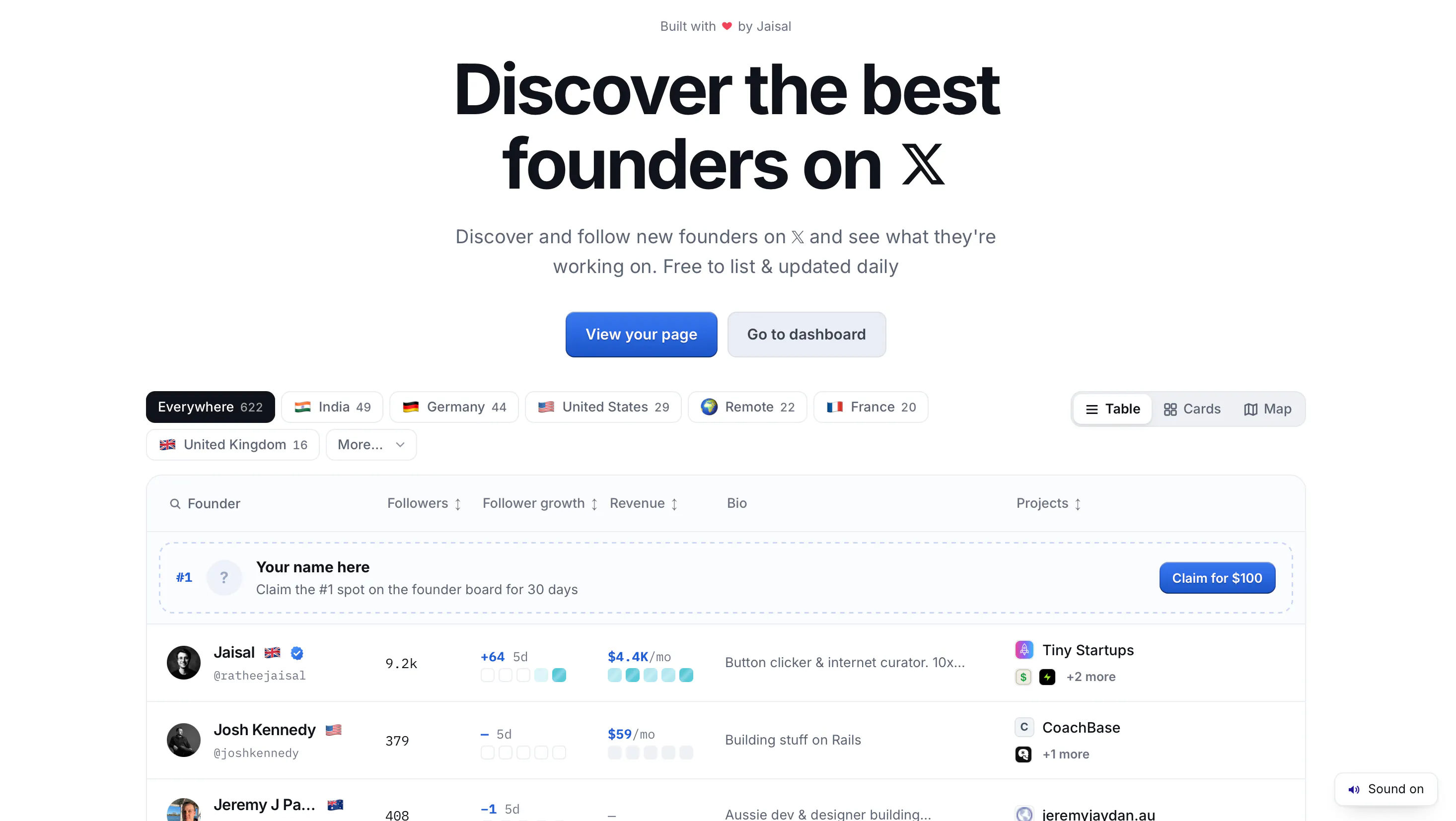 Founder.page gallery image