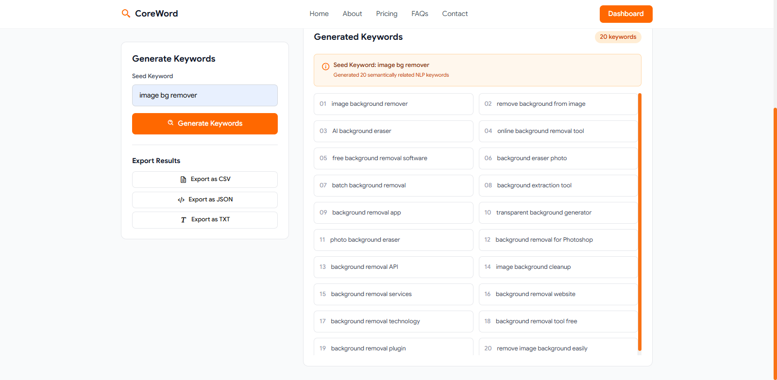 CoreWord - Screenshot 5 showing product features and functionality