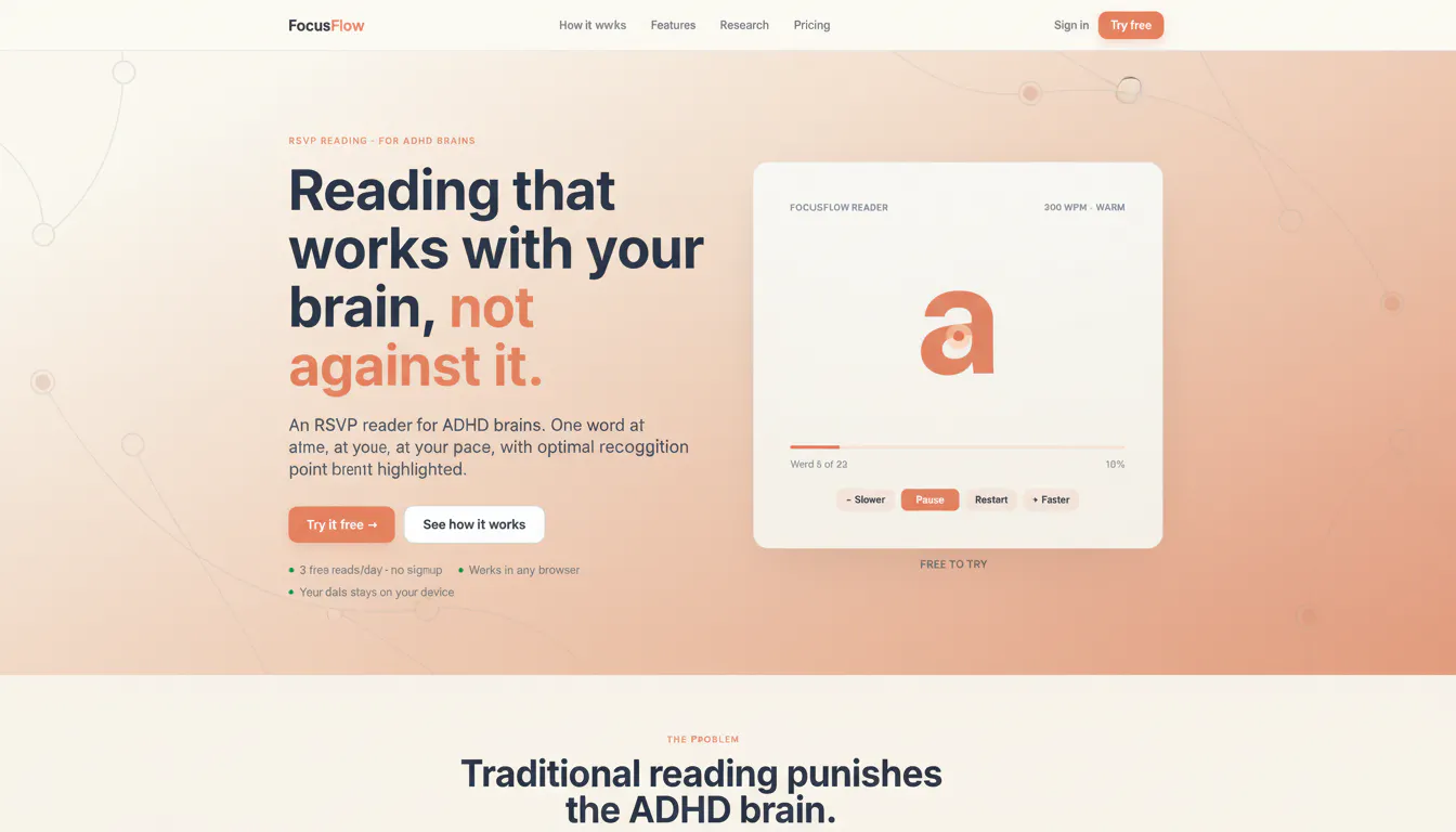 Focus Flow Reader gallery image