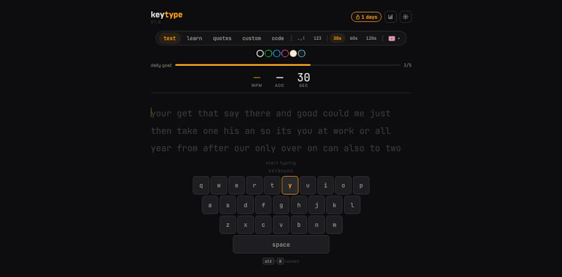 KeyType screenshot 2