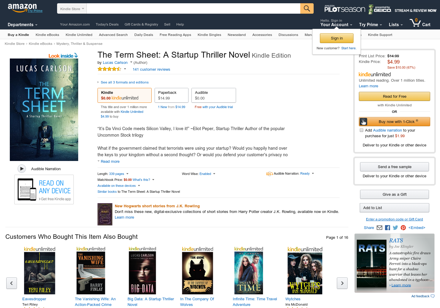 The Term Sheet gallery image