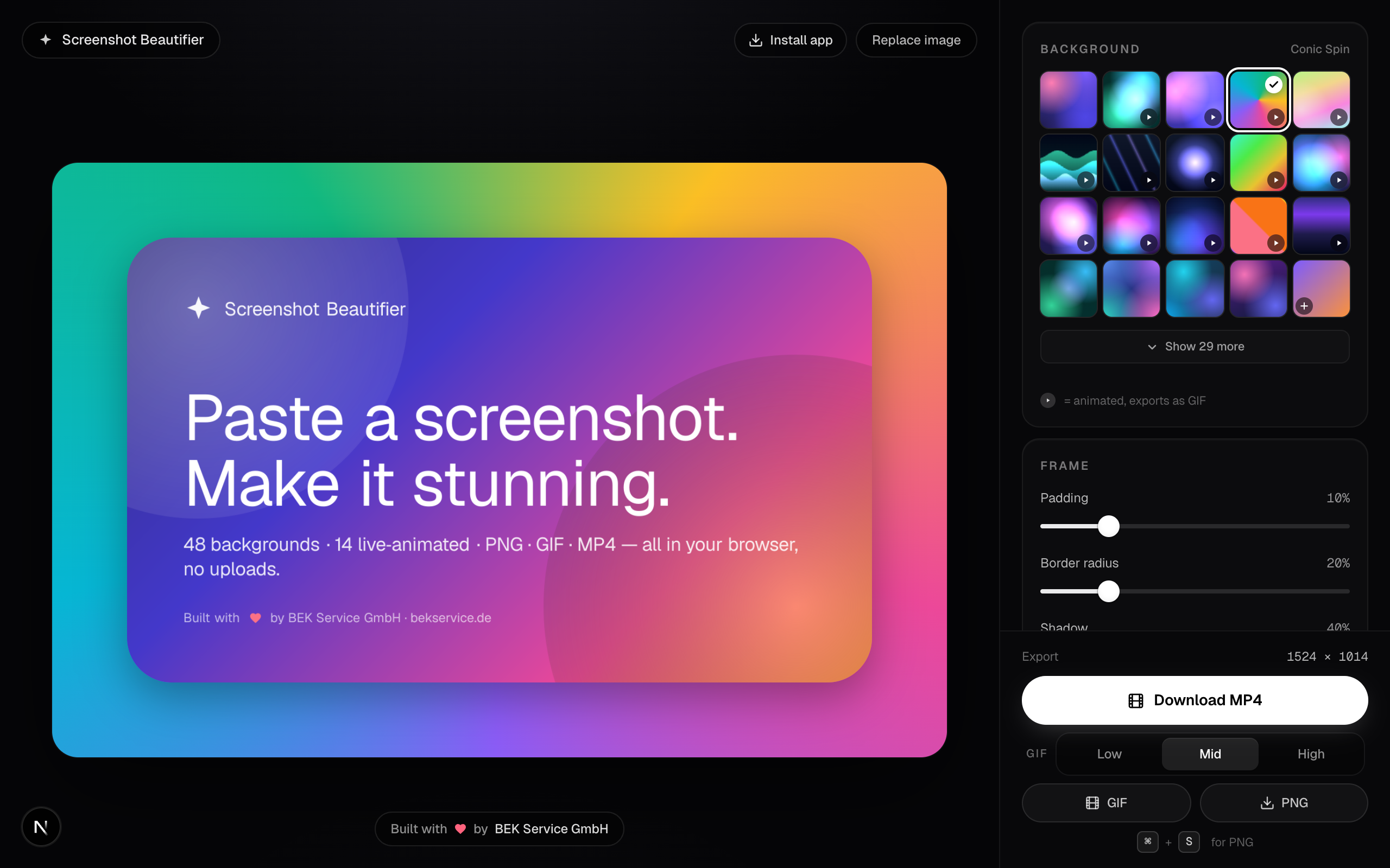 Screenshot Beautifier gallery image