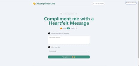 AIcompliment.me gallery image