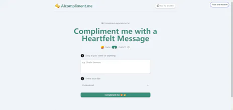 AIcompliment.me gallery image