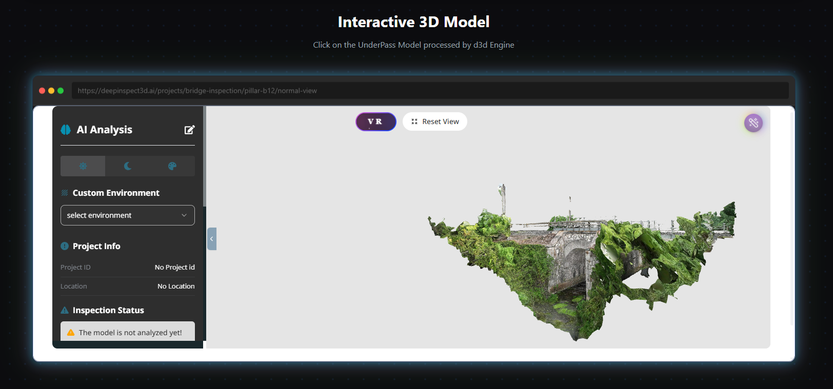 Deepinspect 3d - Wir bauen D3D-Plattform für Zivilunternehmen für 3D-Modelle Medien 4