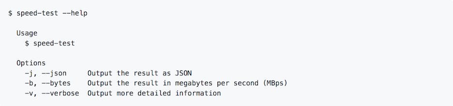 speed-test-cli gallery image