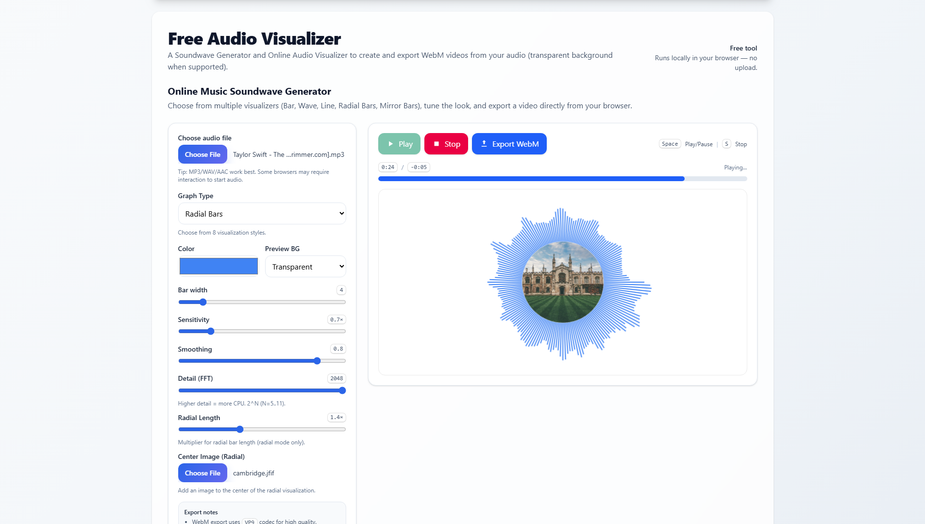 Audio Visualizer gallery image
