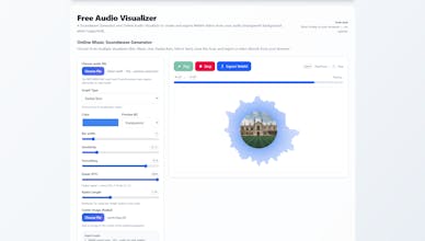 Audio Visualizer gallery image
