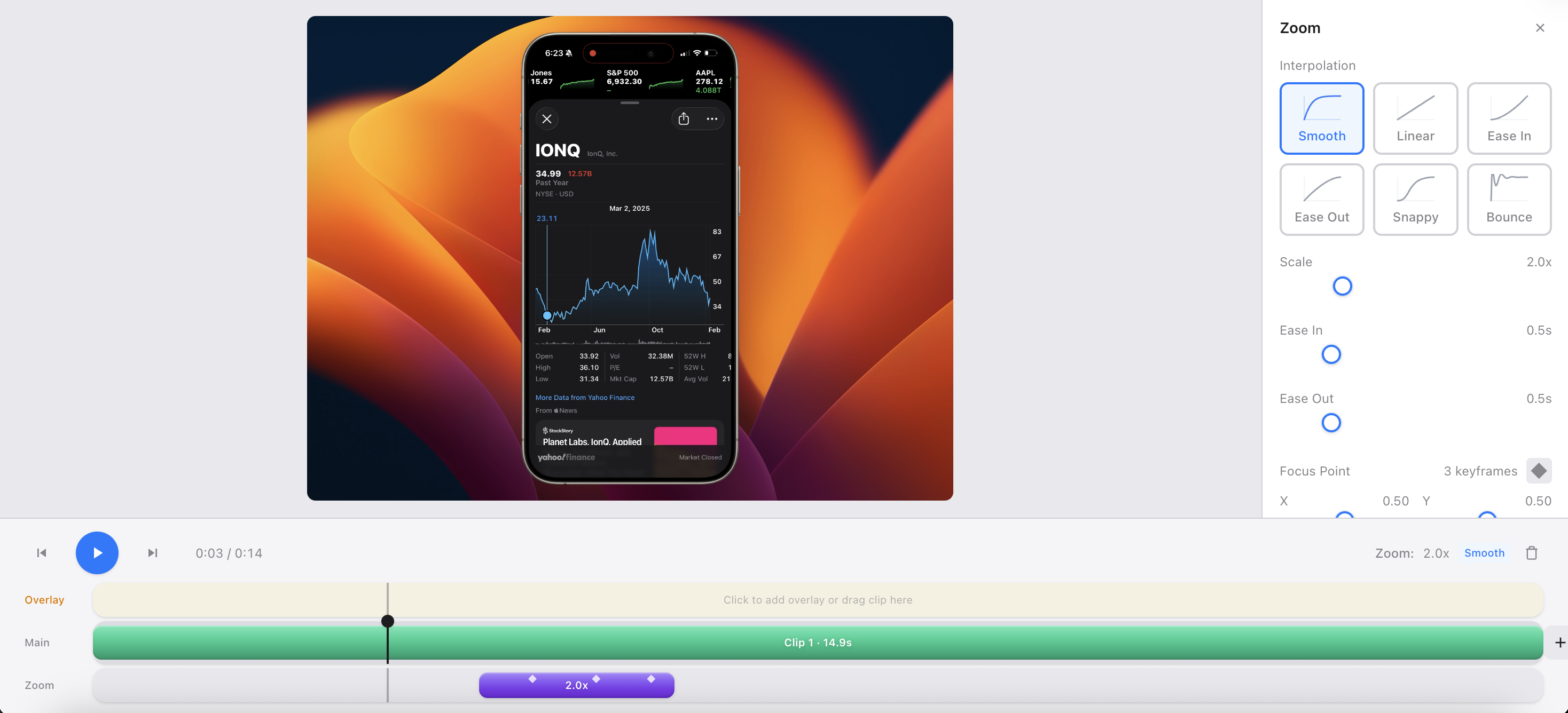 CinePhone - Screenshot 3 showing product features and functionality