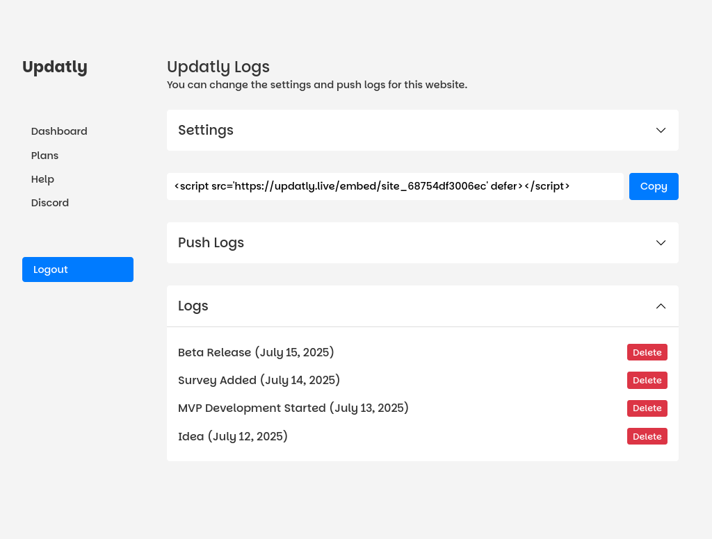Updatly gallery image
