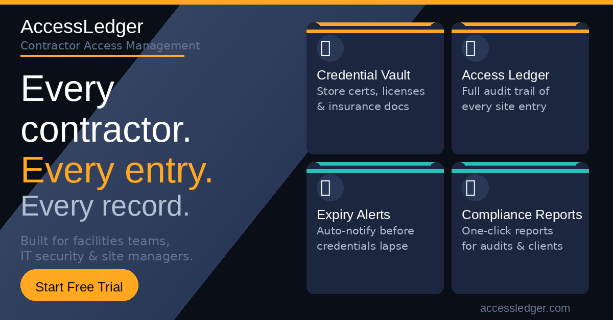 Contractor Access Management gallery image