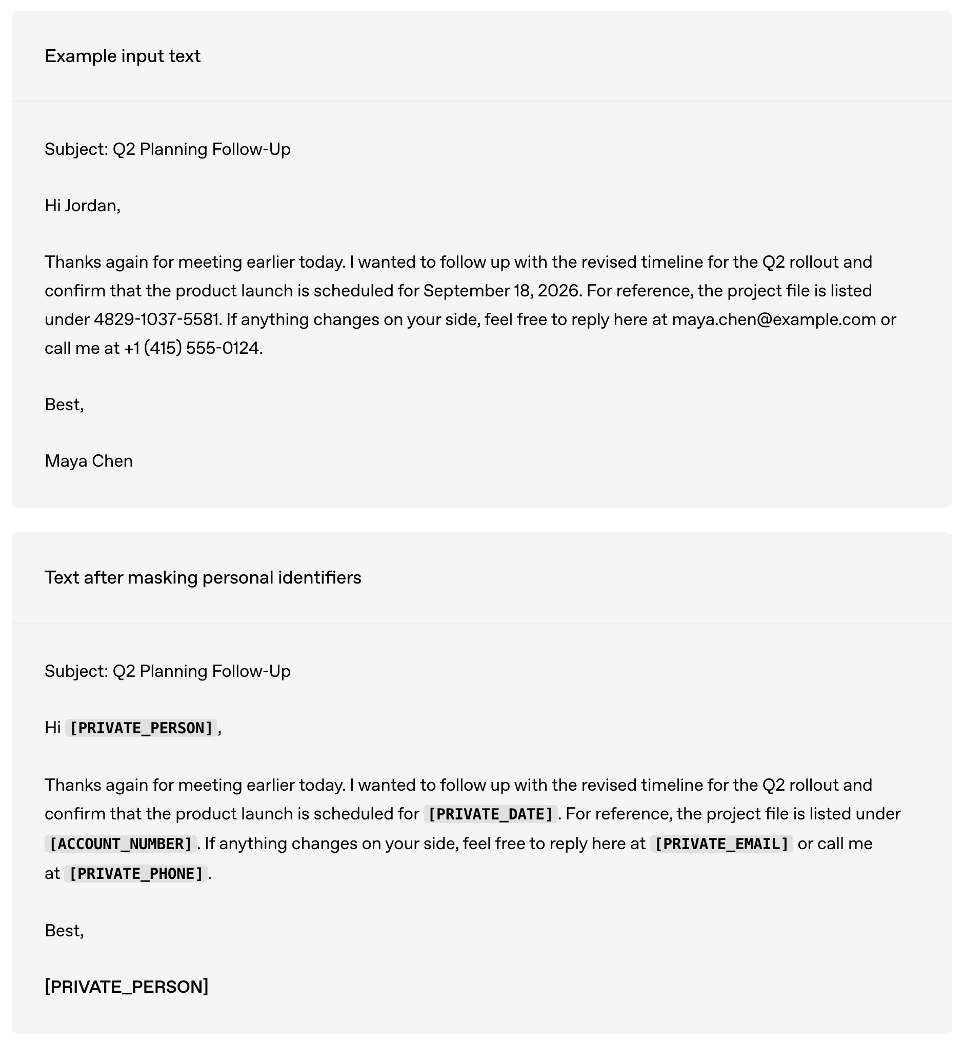 OpenAI Privacy Filter gallery image