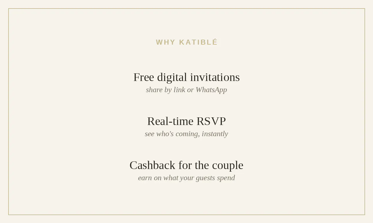 katiblé: Destination Wedding Marketplace gallery image