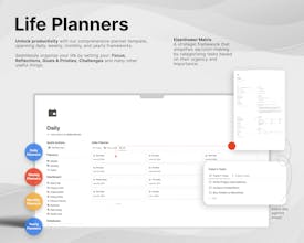 Life OS Notion Template gallery image