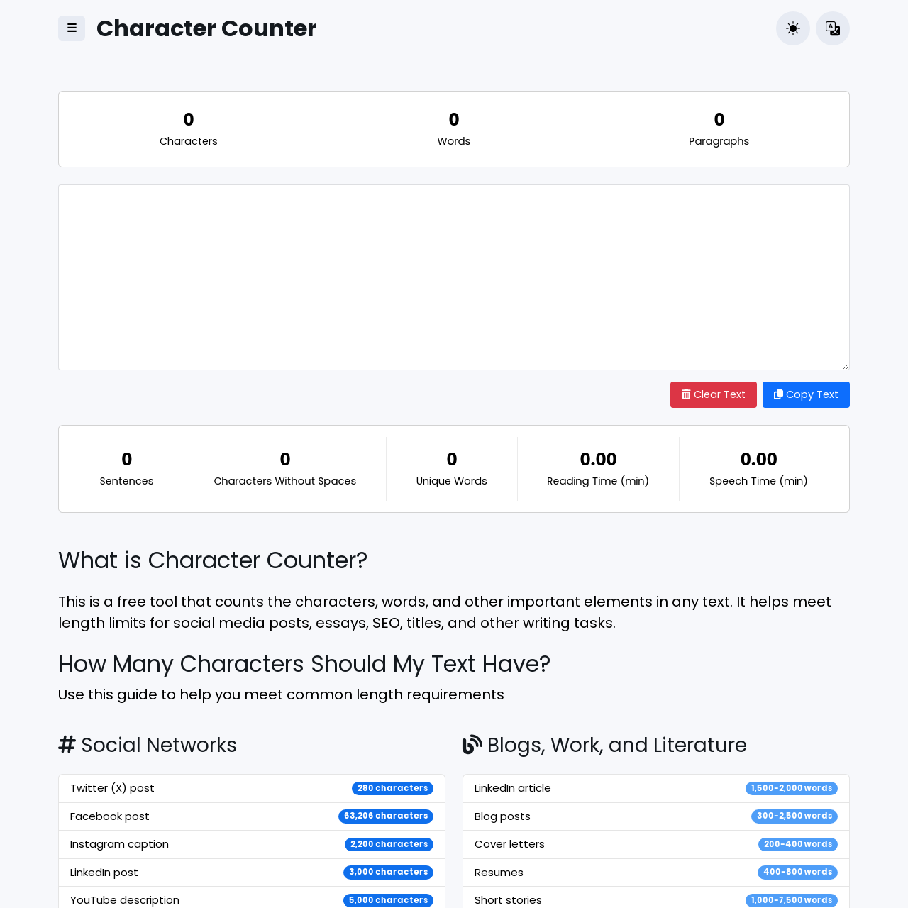 Character Counter gallery image