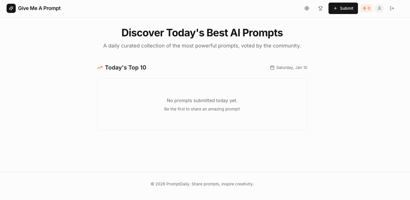 Give Me A Prompt gallery image