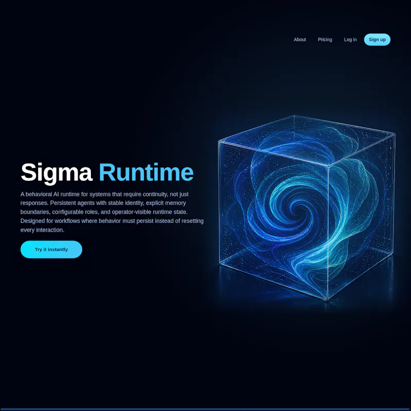 Sigma Runtime screenshot 1
