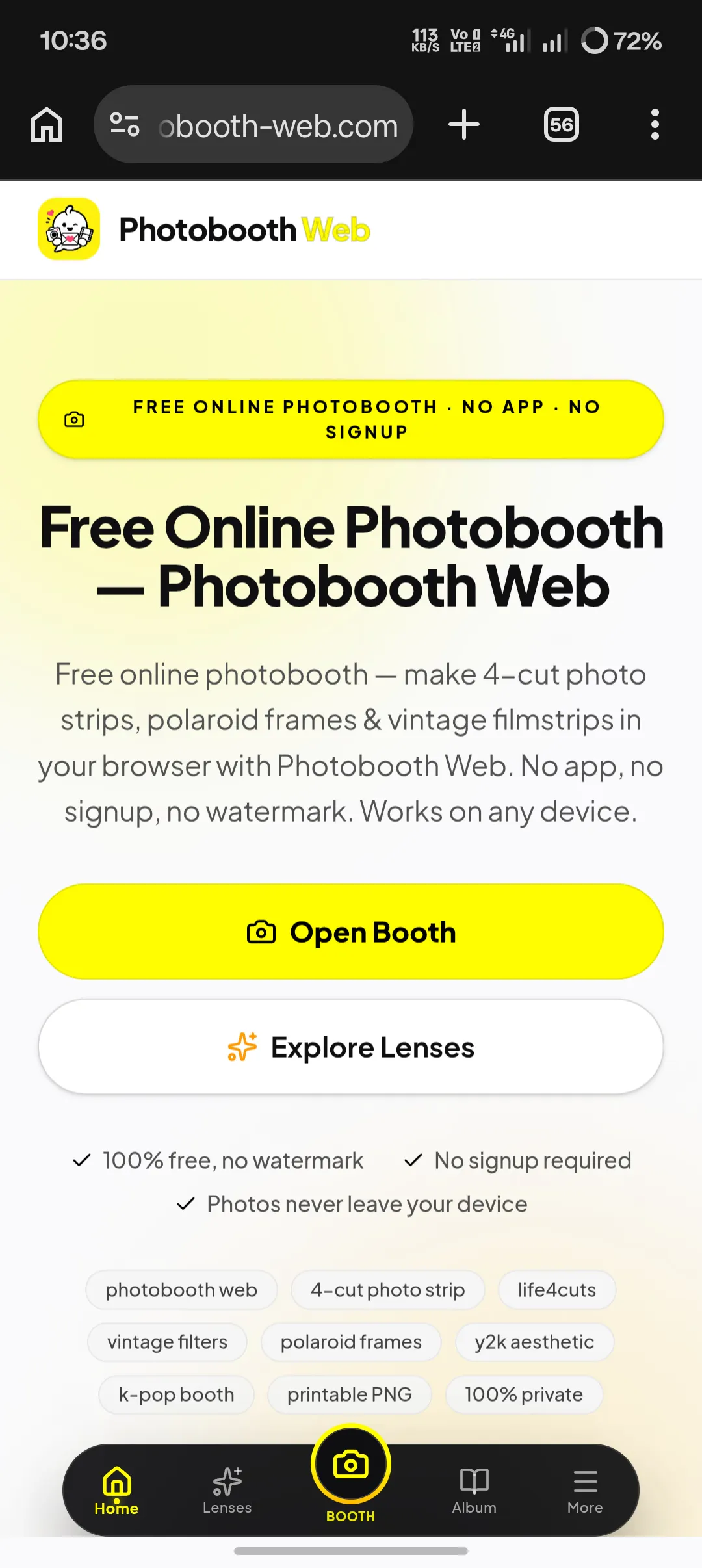 Photobooth Web  gallery image
