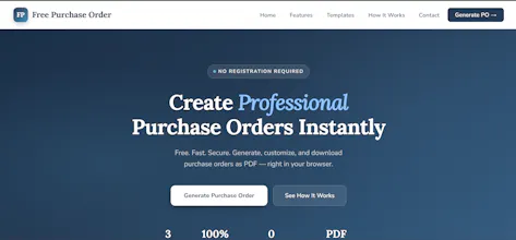 Free Purchase Order gallery image