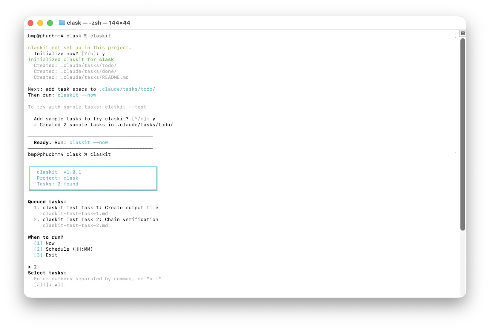 Claskit screenshot 1