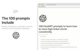 100 ChatGPT High-Ticket Client Prompts media 3