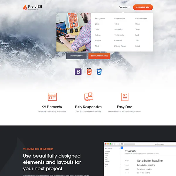 Fire UI Kit
