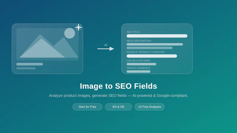 Image to SEO Fields for Shopify screenshot 1
