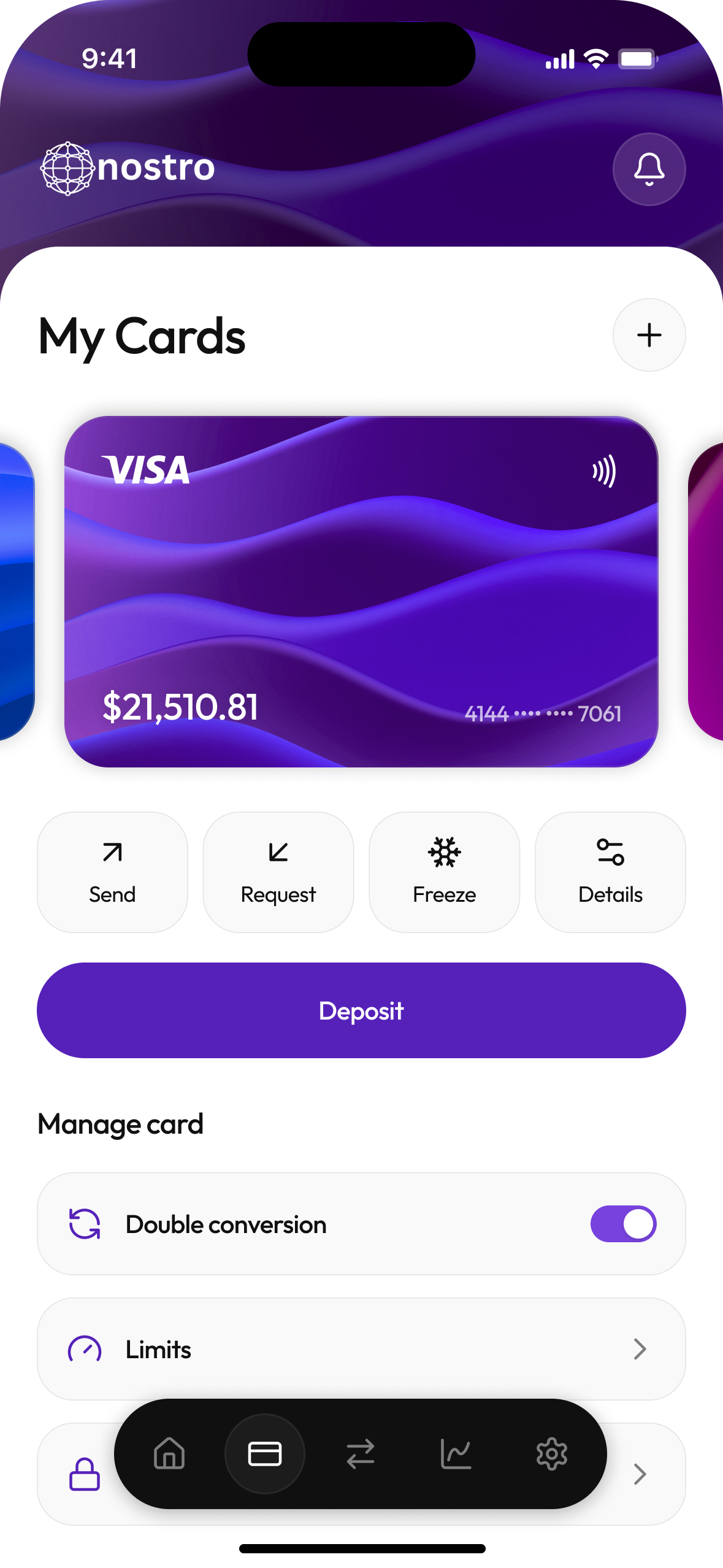 Nostro - Beta Launch - Main product screenshot demonstrating key features and user interface