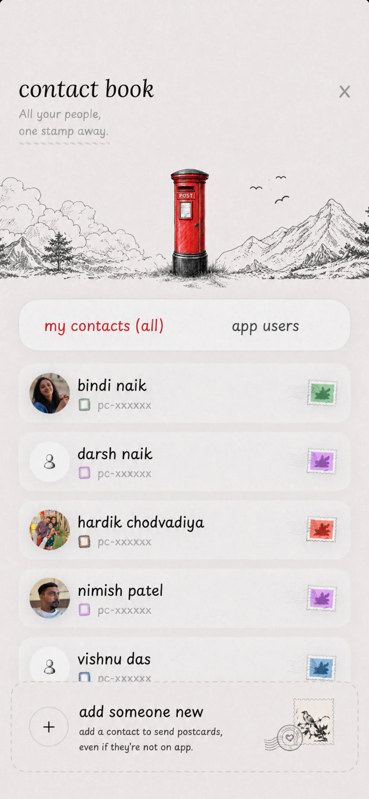 hey postcard: slow messaging screenshot 6