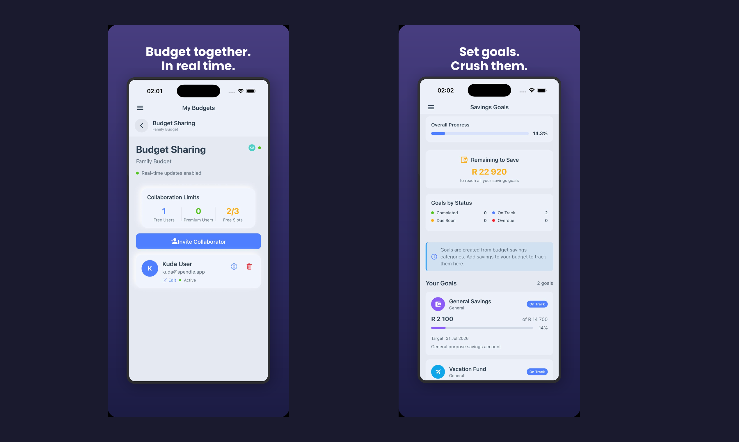 SpendMind — Smart Budgeting - Main product screenshot demonstrating key features and user interface