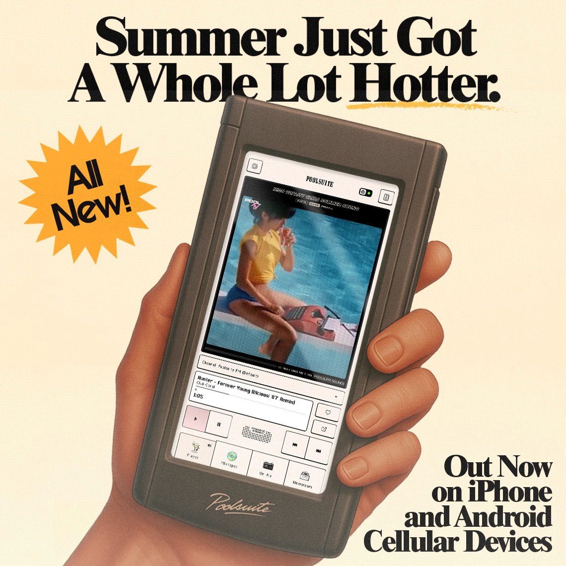 Poolsuite V3 on Web, iOS & Android