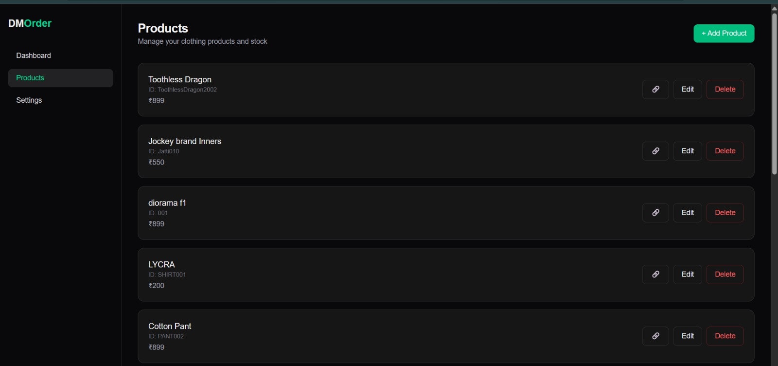 DmOrder gallery image