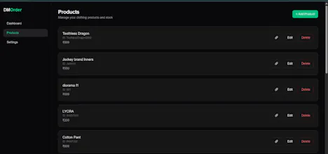 DmOrder gallery image