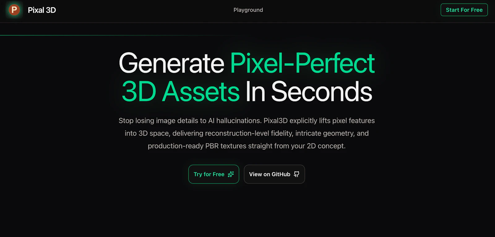 Pixal3D screenshot 1