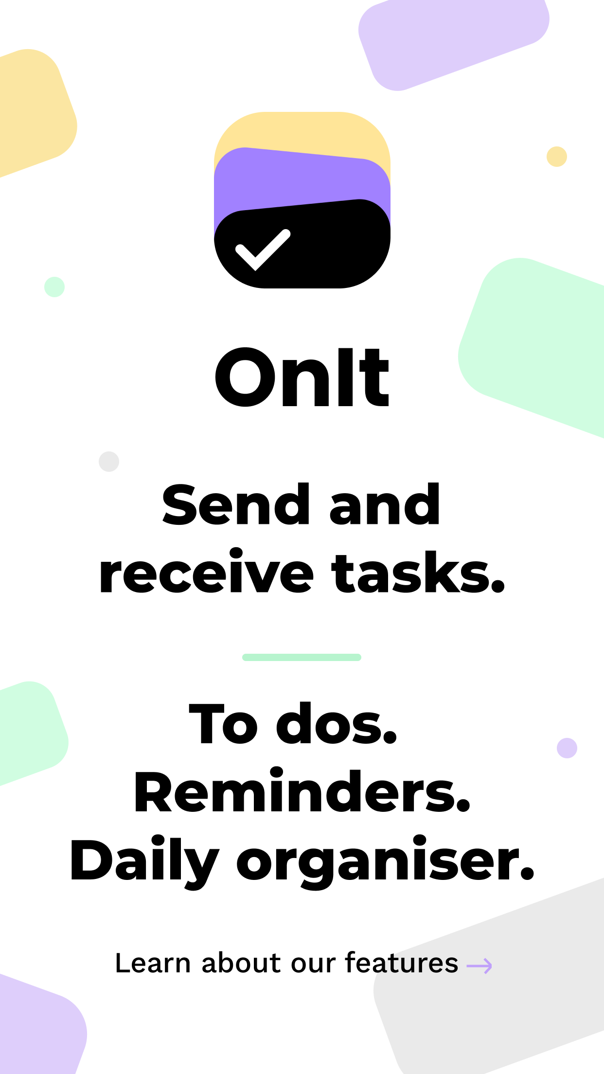 Onit - अपने संपर्कों पर सीधे डॉस को भेजें, मुफ्त में मीडिया 1