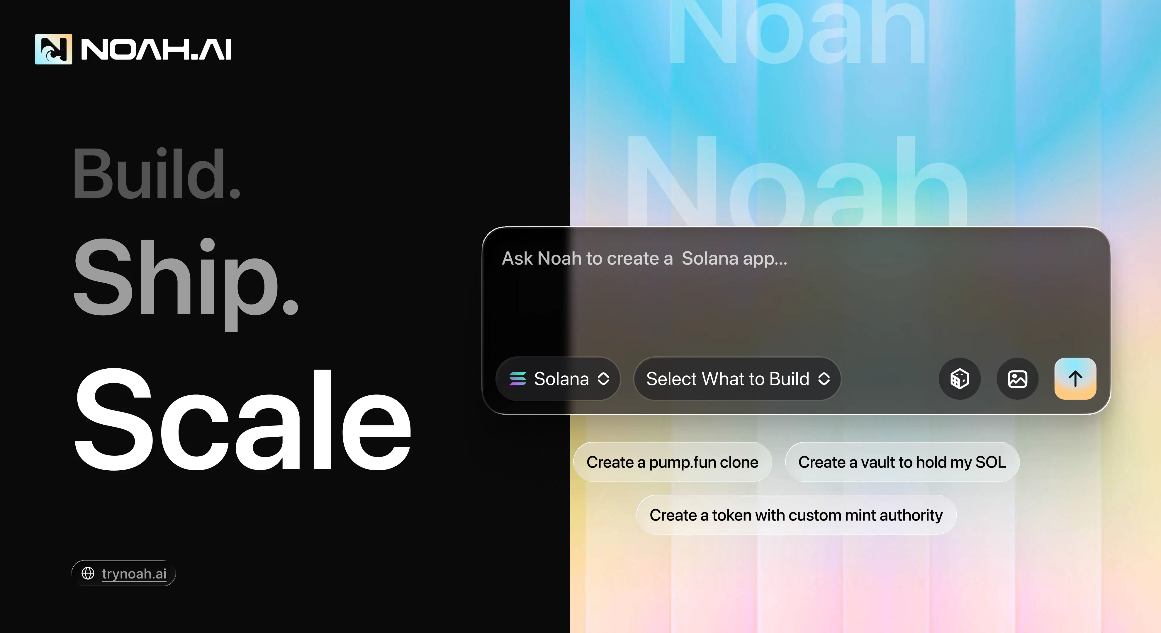 Noah AI : Build crypto apps by chatting with AI | Product Hunt