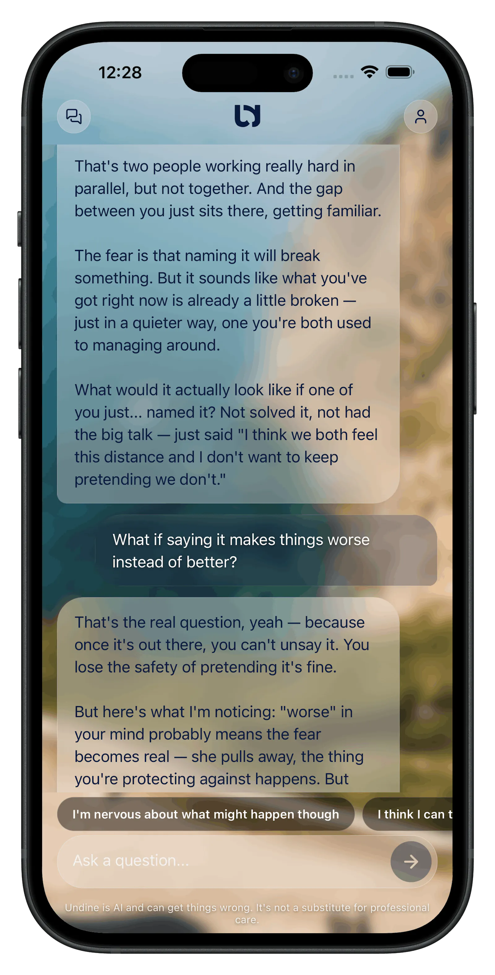 Undine - Your mental health coach screenshot 4