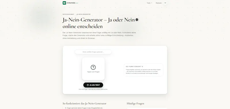 Entscheidomat screenshot 3