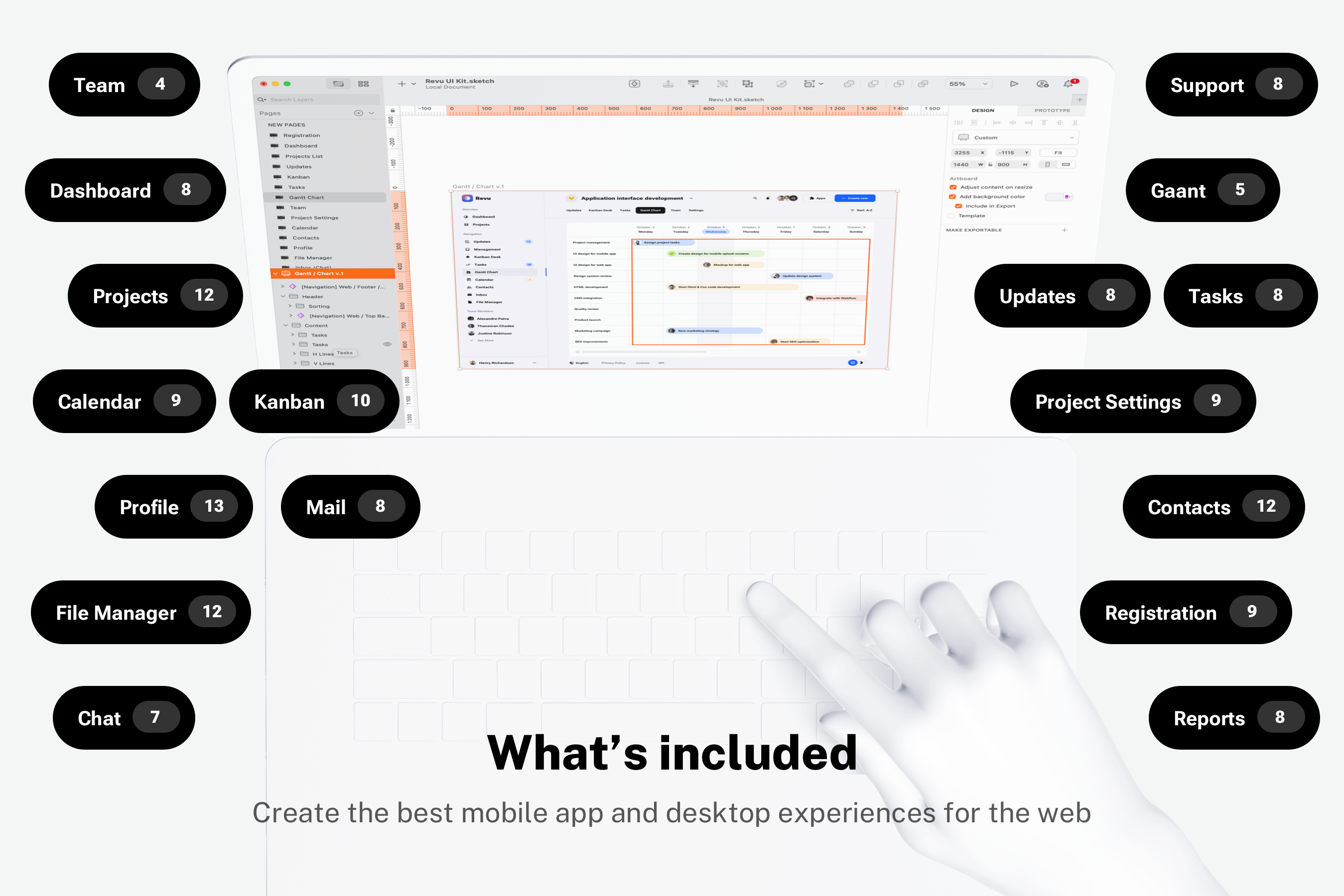 Revu - UI kit for SaaS Startups media 6
