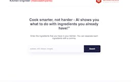 Kitchen Engineer AI tool media 3