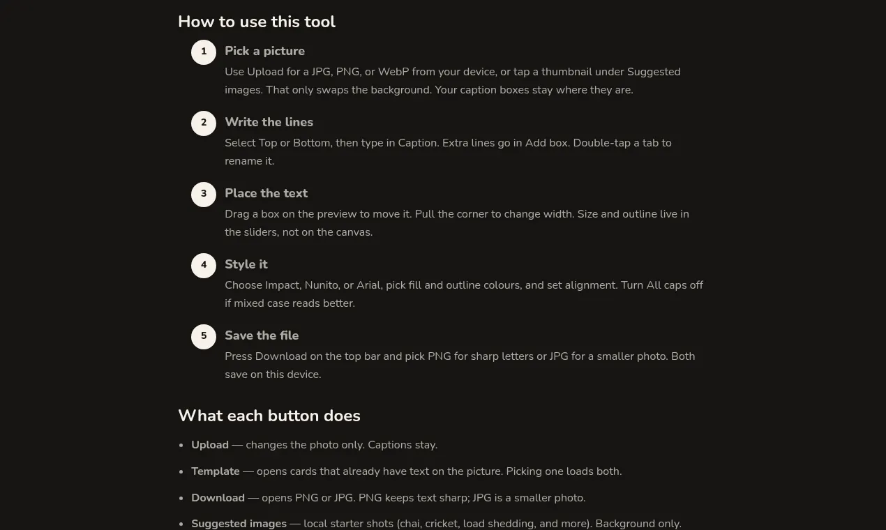 Meme Caption Generator by Meme Tap gallery image