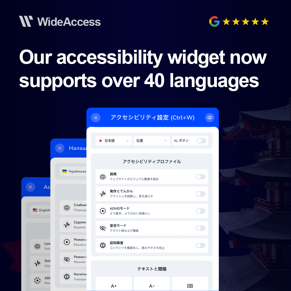 WideAccess Accessibility Widget gallery image