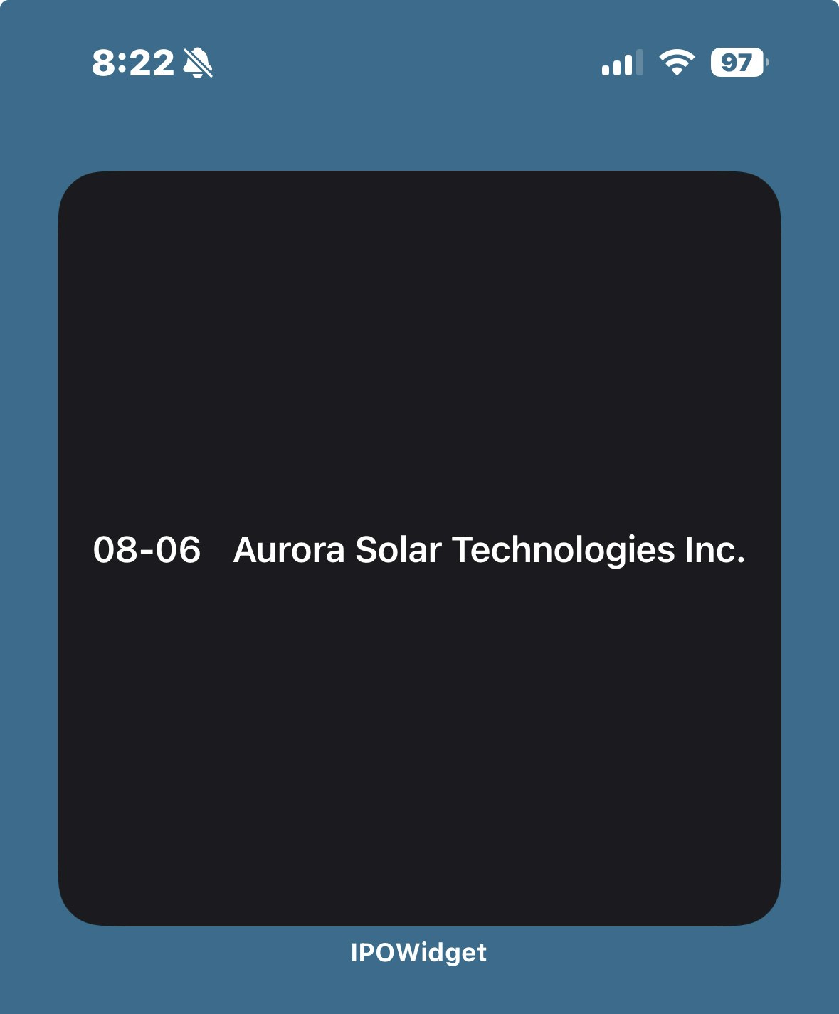 IPO Widget