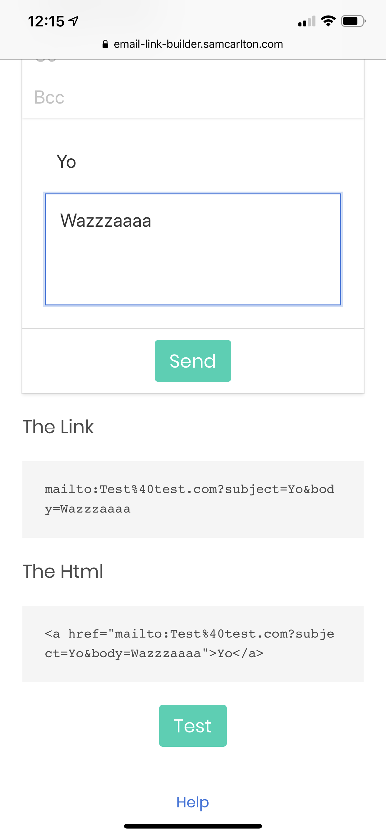 Email Link Builder gallery image