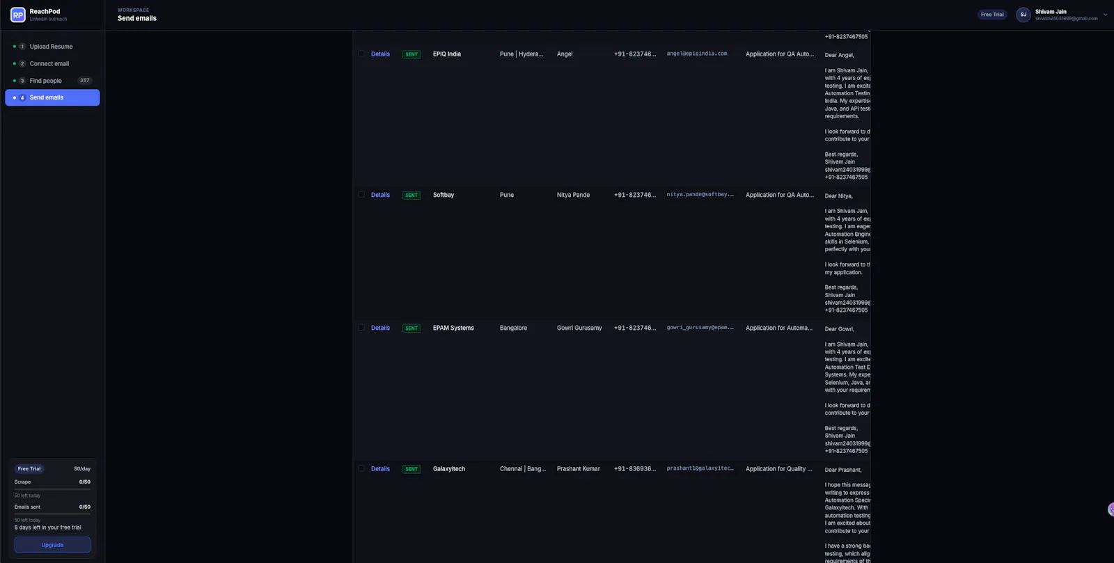 ReachPod screenshot 4