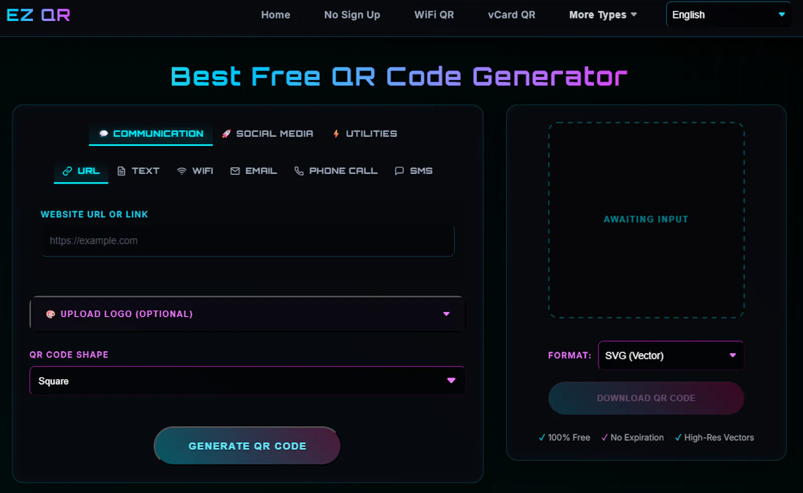 EZ QR Generator screenshot 2