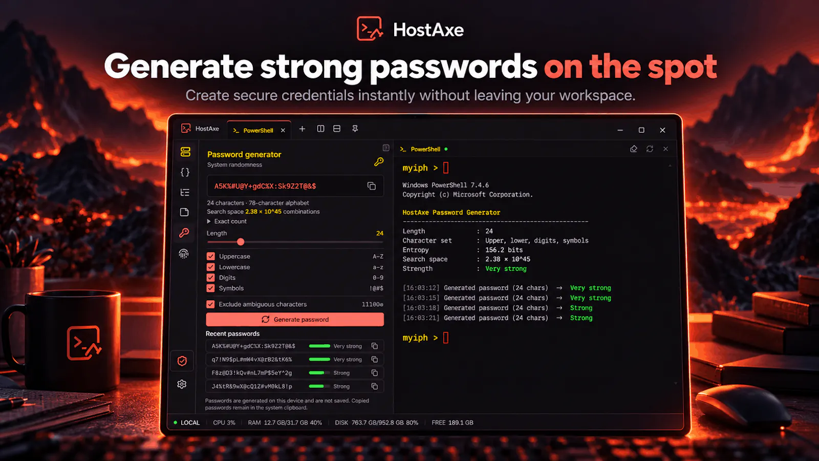 HostAxe Terminal screenshot 5