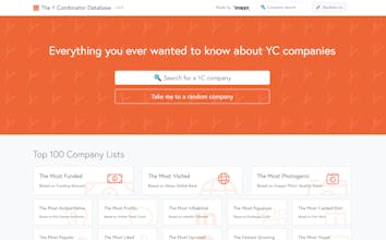 The Y Combinator Database 2.0 gallery image