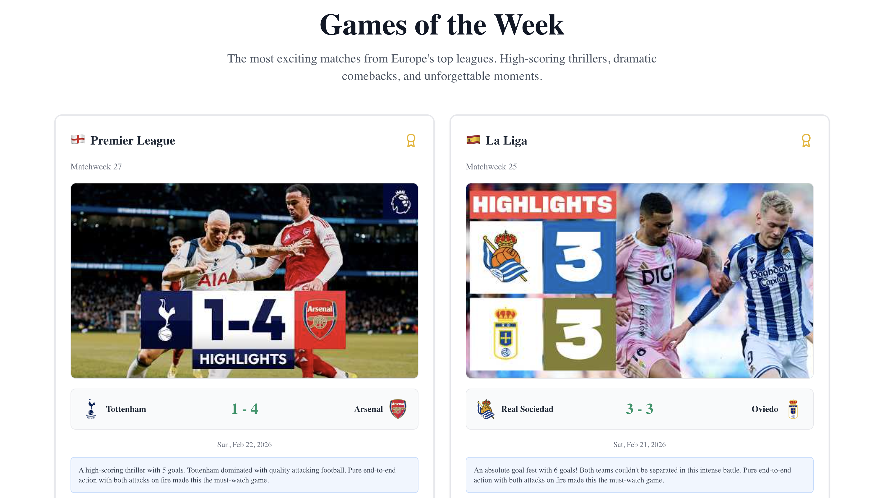 Football Highlights gallery image