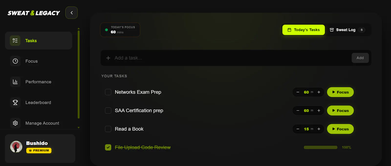 Sweat & Legacy screenshot 8